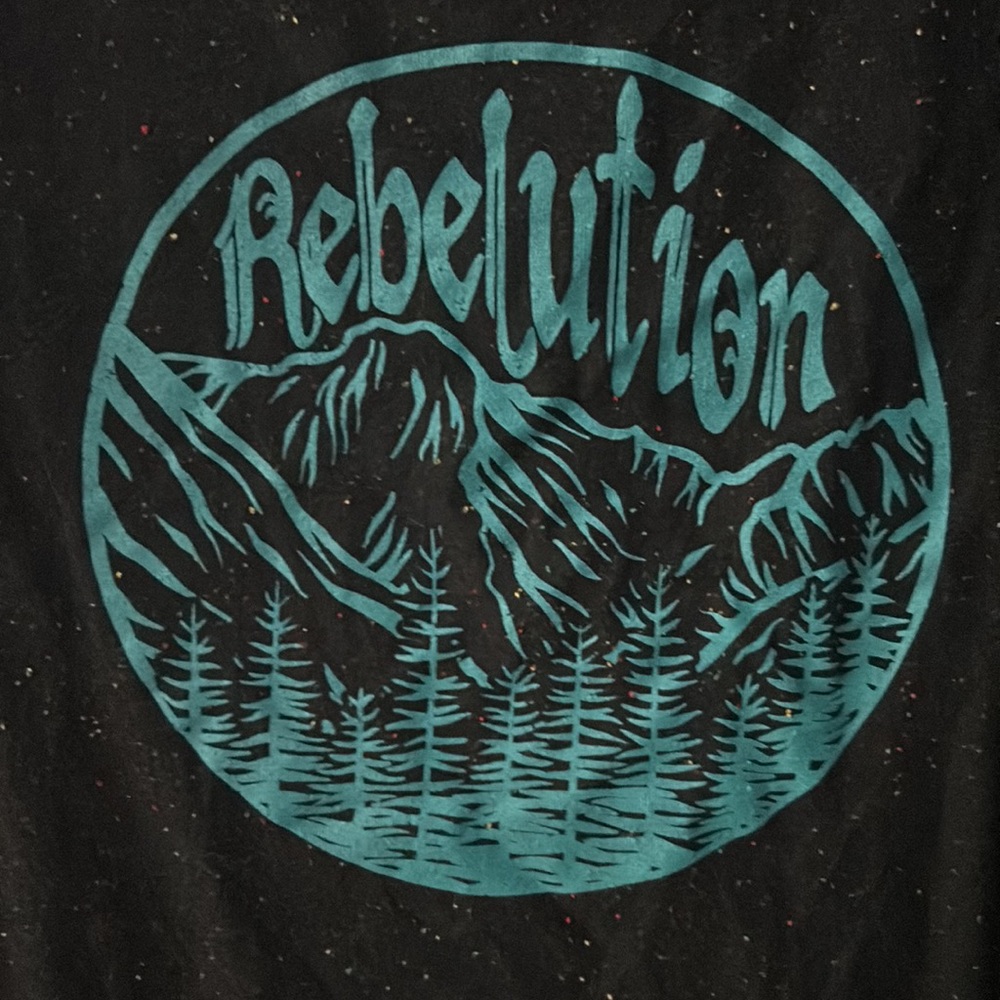 Rebelution scoop neck concert tee